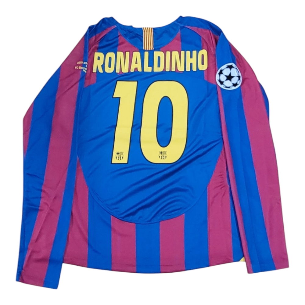 Ronaldinho Blue and Red Men's Soccer Jersey